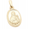 Złoty Medalik Wizerunek Matki Boskiej pr 585