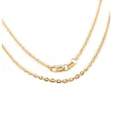 ZŁOTY 14K ŁAŃCUSZEK ANKIER 50cm PEŁNE ZŁOTO