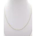 ZŁOTY ŁAŃCUSZEK 585 ŻÓŁTO BIAŁY REBEKA 45cm 