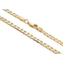 ZŁOTY ŁAŃCUSZEK 585 PANCERKA PEŁNA 50cm  L1108A